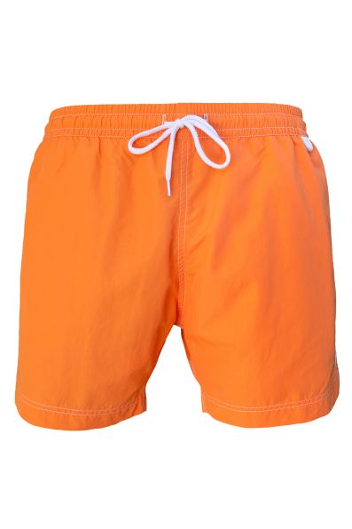 Montauk - Classic fit | Maillot Short de bain homme orange mangue uni